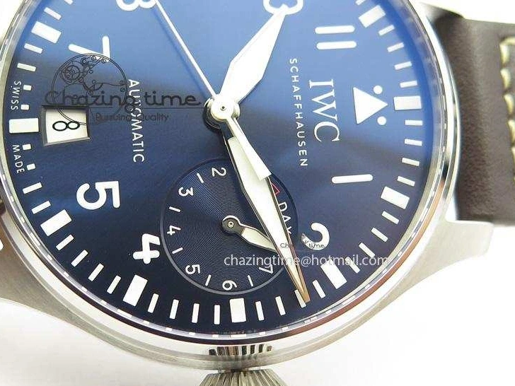 MIROTIME 0114 EasyCare Big Pilot Real PR IW500916 2016 “Le Petit Prince” ZF Best Edition On Brown Leather Strap A 7292